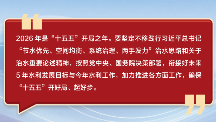 2026年水利重点工作思维导图